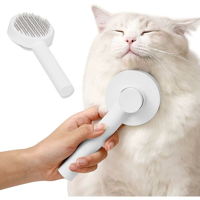 Cat Brush, Self-Cleaning Cat Brush, Pet Hair Brush, Dog And Cat Brush Grooming Comb For Anti-Hair Brush For Pets, photo 1 of 4