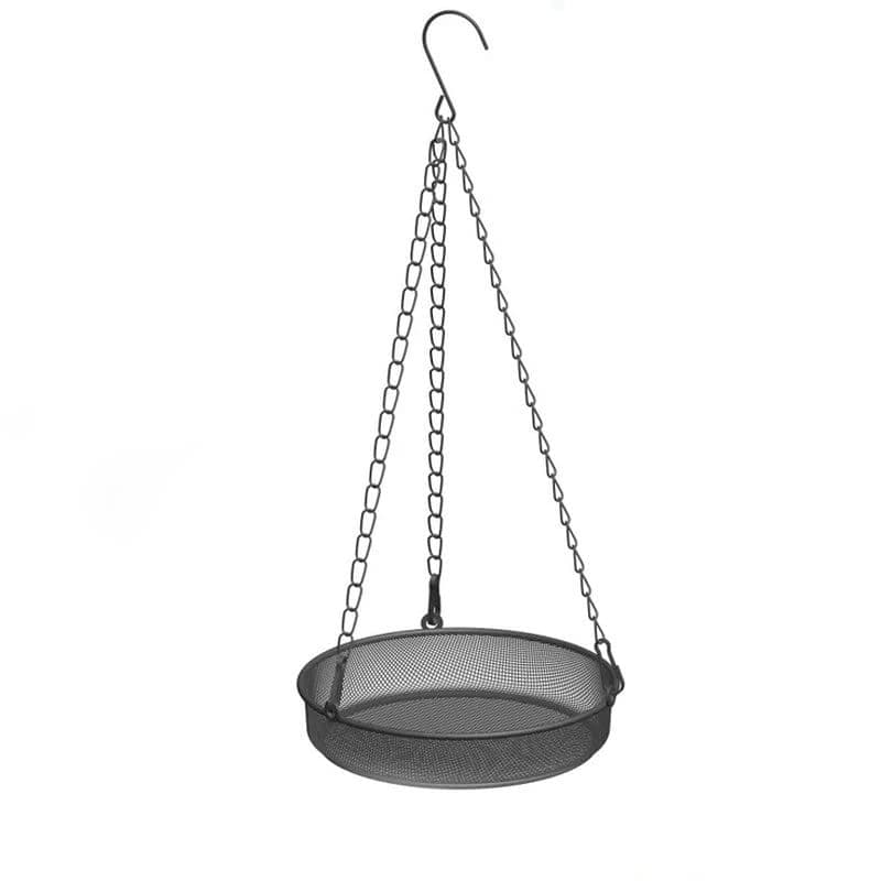 Premium Hanging Bird Feeder Tray, Platform Bird Feeder Stainless Steel Mesh Tray,Wild Bird Feeder for Outside Hanging Seed Platform 1Pcs, photo 1 of 5