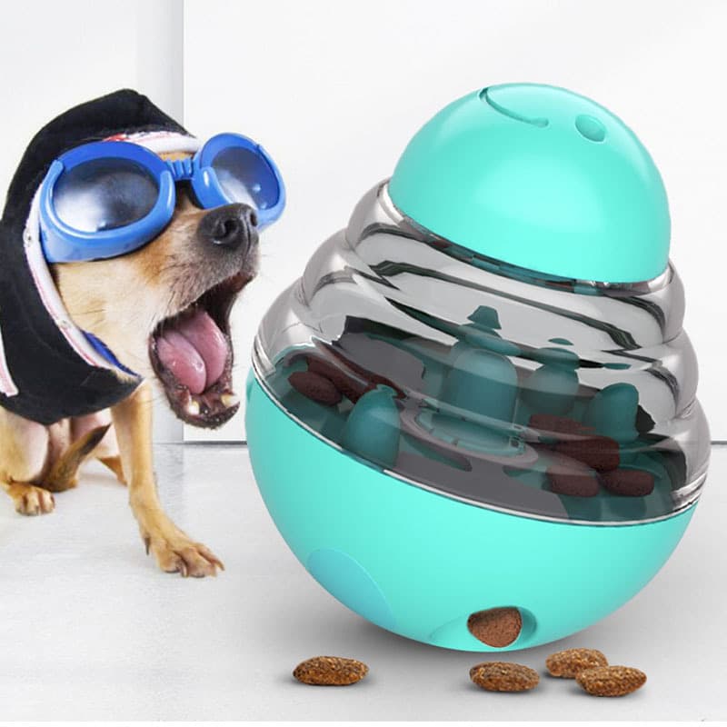 Interactive Dog Puzzle Feeder with Adjustable Food Dispensing Holes