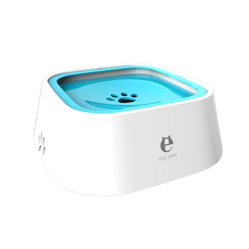 Anti-Spill Floating Pet Water Bowl for Dogs and Cats - 1L Capacity, Splash-Proof and Anti-Wet Mouth Design