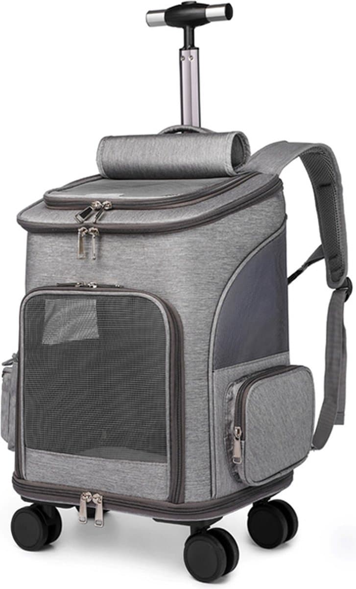 Luxury Dog & Cat Trolley | For Small Dog or Cat | Dog Backpack | Dog Buggy | Cat Travel Carrier, photo 1 of 9