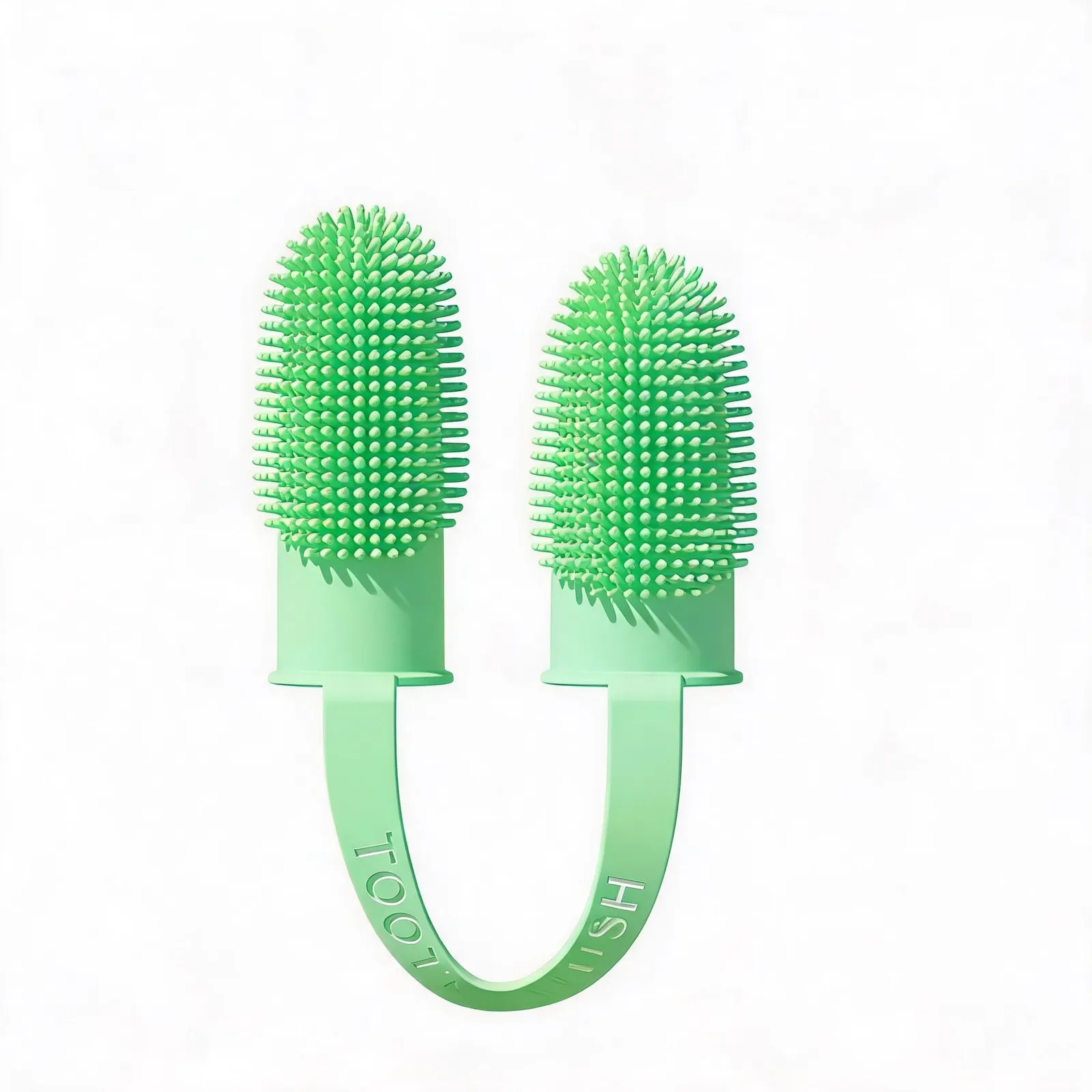 5-Pack Double Finger Pet Toothbrush - Soft TPR Dog Cat Dental Finger Brush Set