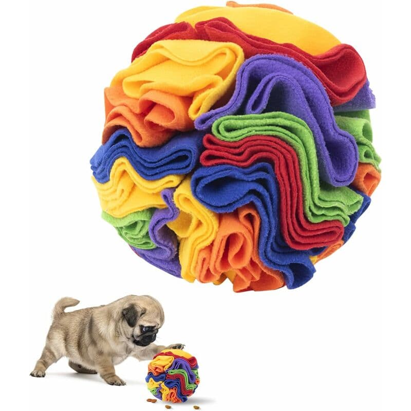 Dog Snuffle Mat Ball, Dog Play Mat, Interactive Dog Toy, Puzzle Slow Feeding Snuffle Mat, Stress Release For Small, photo 1 of 4