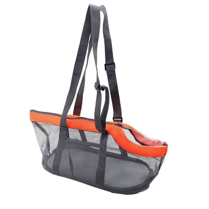 Lightweight Breathable Mesh Pet Carrier Handbag - Portable Travel Tote for Small Dogs & Cats up to 8kg