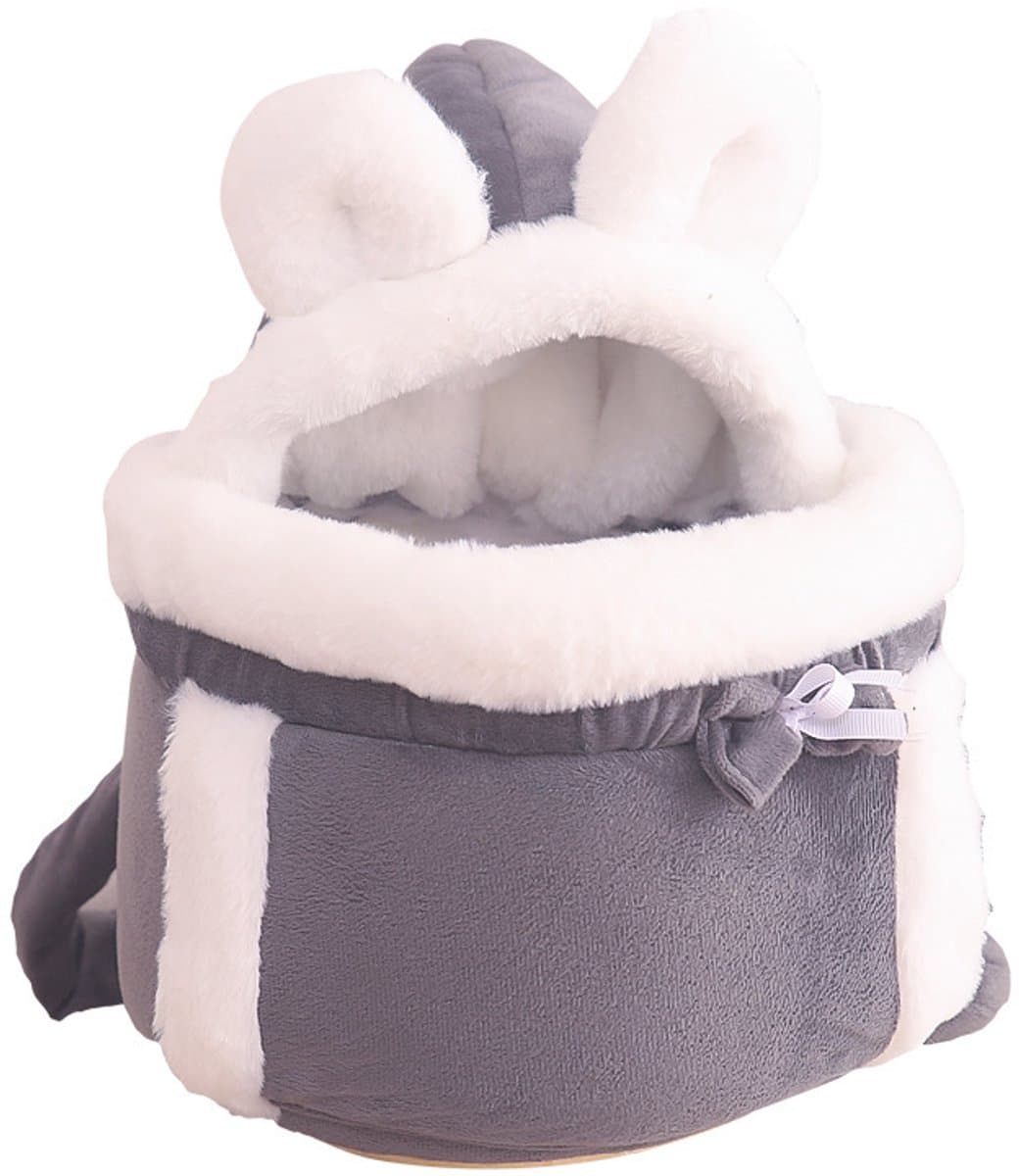 Cat Bed - Backpack for Pet Travel - Can be used as a cat basket indoors - Side pockets to keep your hands warm - Wide shoulder straps - Best choice for traveling with small pets (