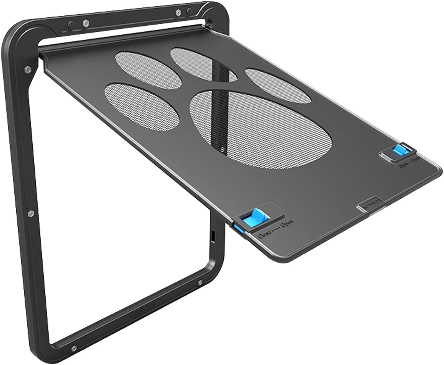 Pet Screen Door Sliding Screen Dogs Door with Magnetic Flap Lock Automatically for Medium Large Dogs, photo 1 of 8