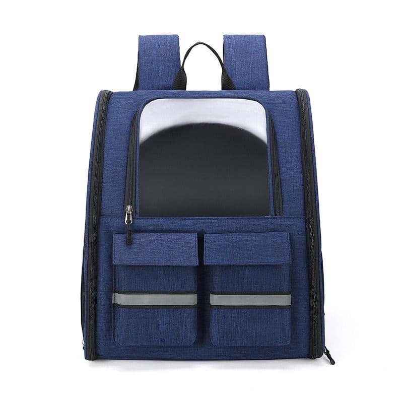 Collapsible Pet Carrier Backpack with Trolley Sleeve