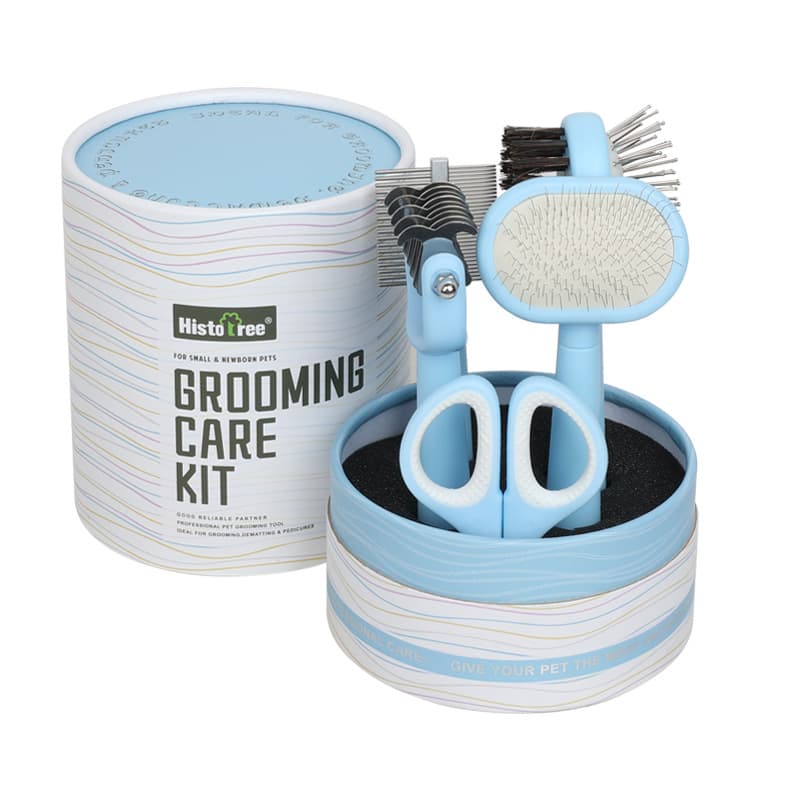 Blue Complete 5-in-1 Pet Grooming Care Kit - Professional Deshedding Brushes, Combs & Nail Clippers Set for Dogs & Cats, photo 1 of 8