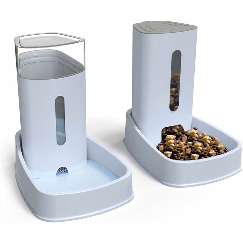Automatic Water/Dog Feeder Fountain - 3.8L X 2 Pieces - Dog/Cat/Dog Food Feeders And Waterers Accessories Cat/Dog/Pet, photo 1 of 4