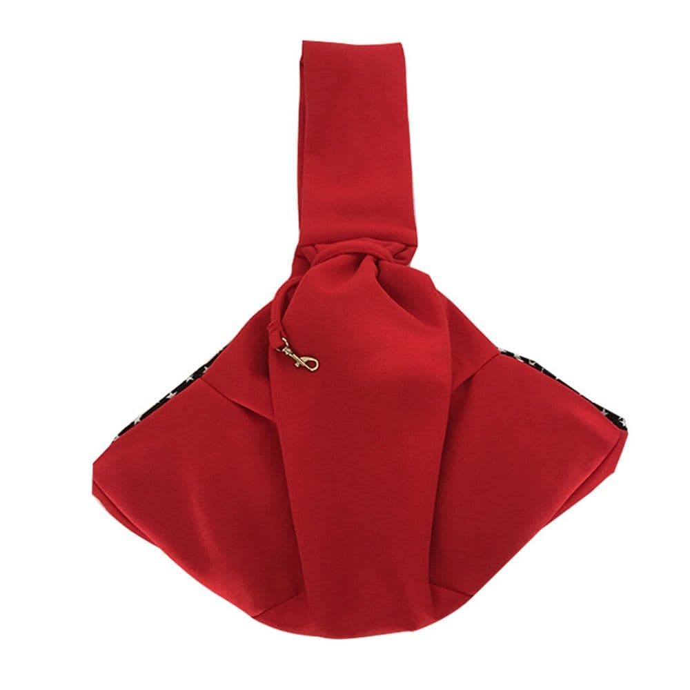 Dog Cat Sling Carrier, Small Dog Carrier, Adjustable Dog Sling, pet bag, Collar Hook for Dog/Cat/(Red), photo 1 of 5