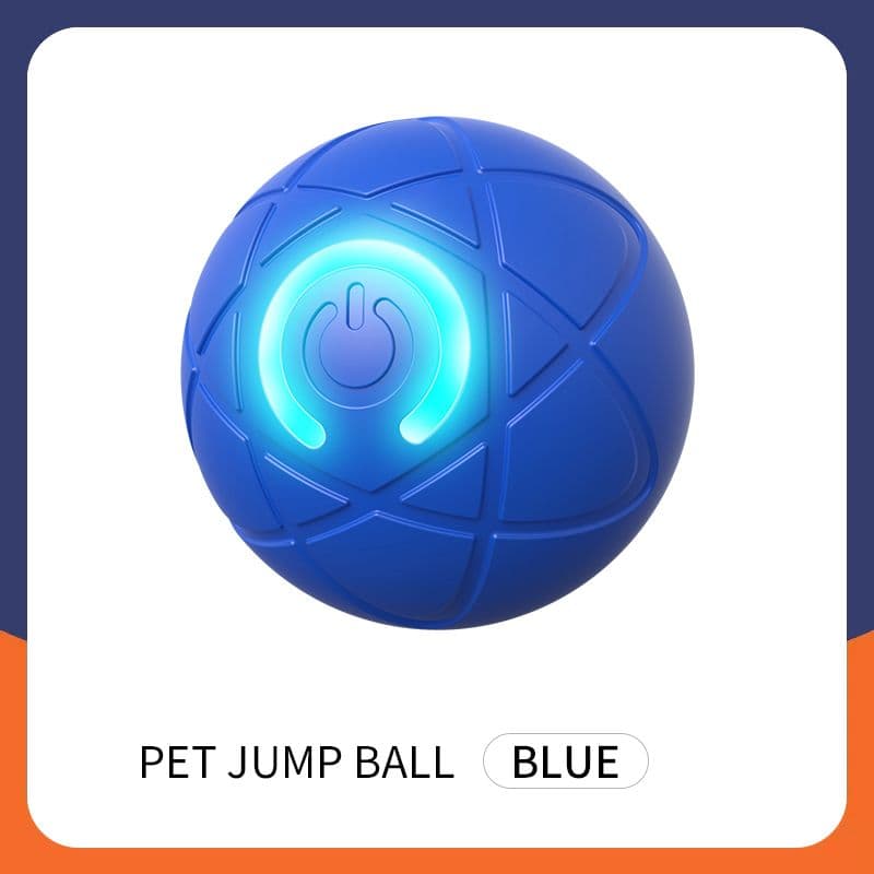Smart Pet Jumping Ball, Automatic Obstacle Avoidance Electric Dog Toy, Bite-Resistant Toy for Dogs & Cats