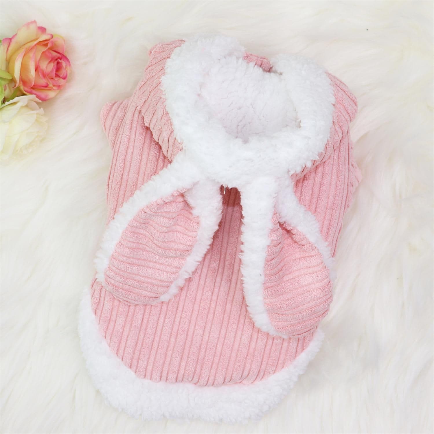 Pet Coat Rabbit Ear Cotton Qichong Small Dog