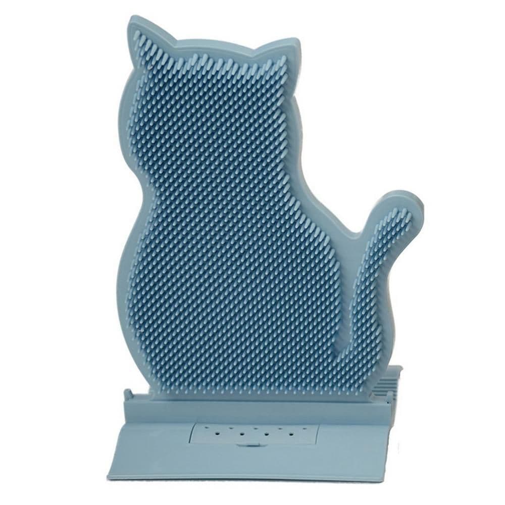 1pc Cat Self Groomer Brush Cat Face Massager Pet Rubbing Post