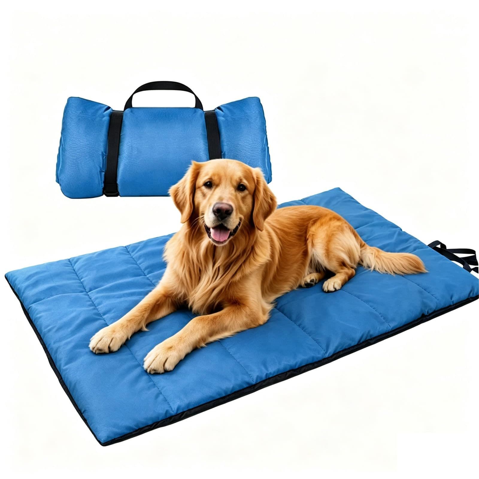 Foldable and Portable Dog Mat, Waterproof Oxford Fabric Travel Mat, Dog Cushion, , Wear-Resistant for Outdoor, Camping, Car and Garden