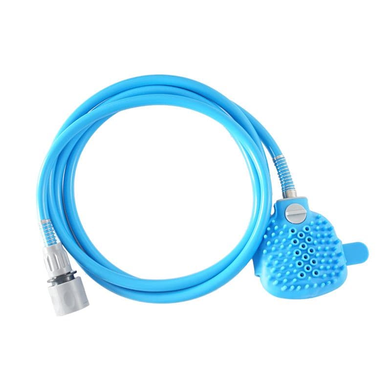 Grooming Sprayer Long Hose, Indoor Shower or Outdoor Garden Compatible - Ideal for Dogs and Cats Durable Pet Shower Sprayer and Bathing Massage Brush, photo 1 of 5