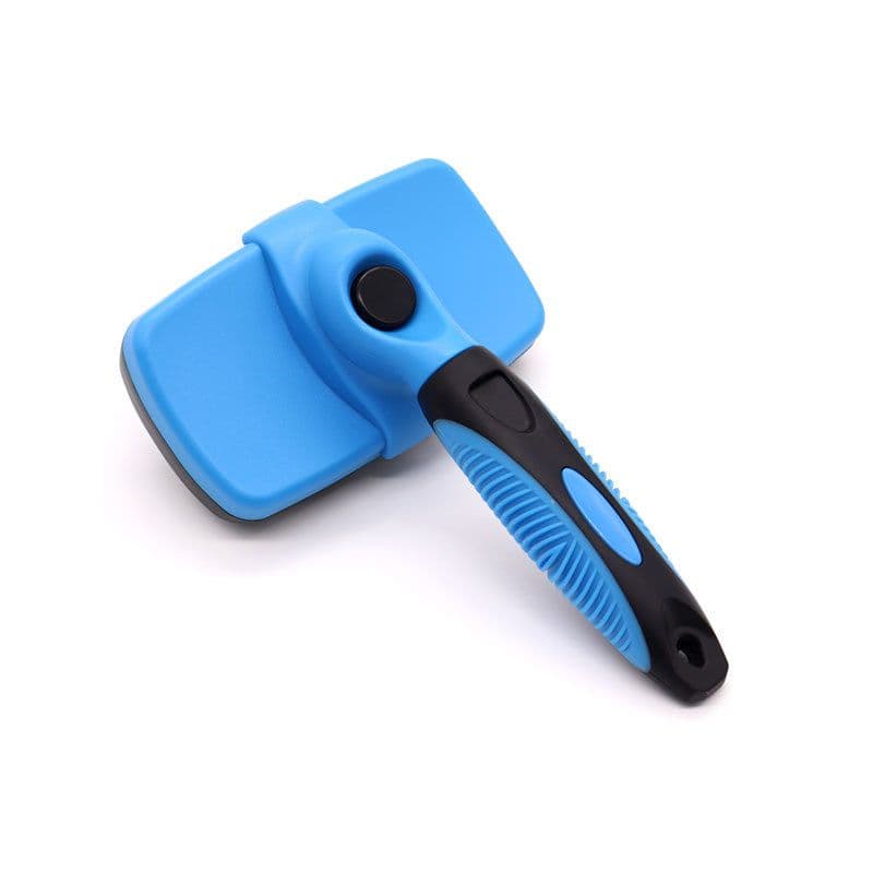 Pet Grooming Brush - Large Self-Cleaning Deshedding Tool for Cats and Dogs