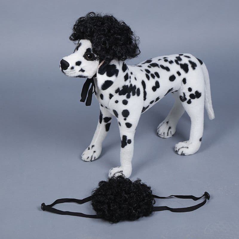 Pet Dog Wig Short Curly Hair Gan's Liangsi NI