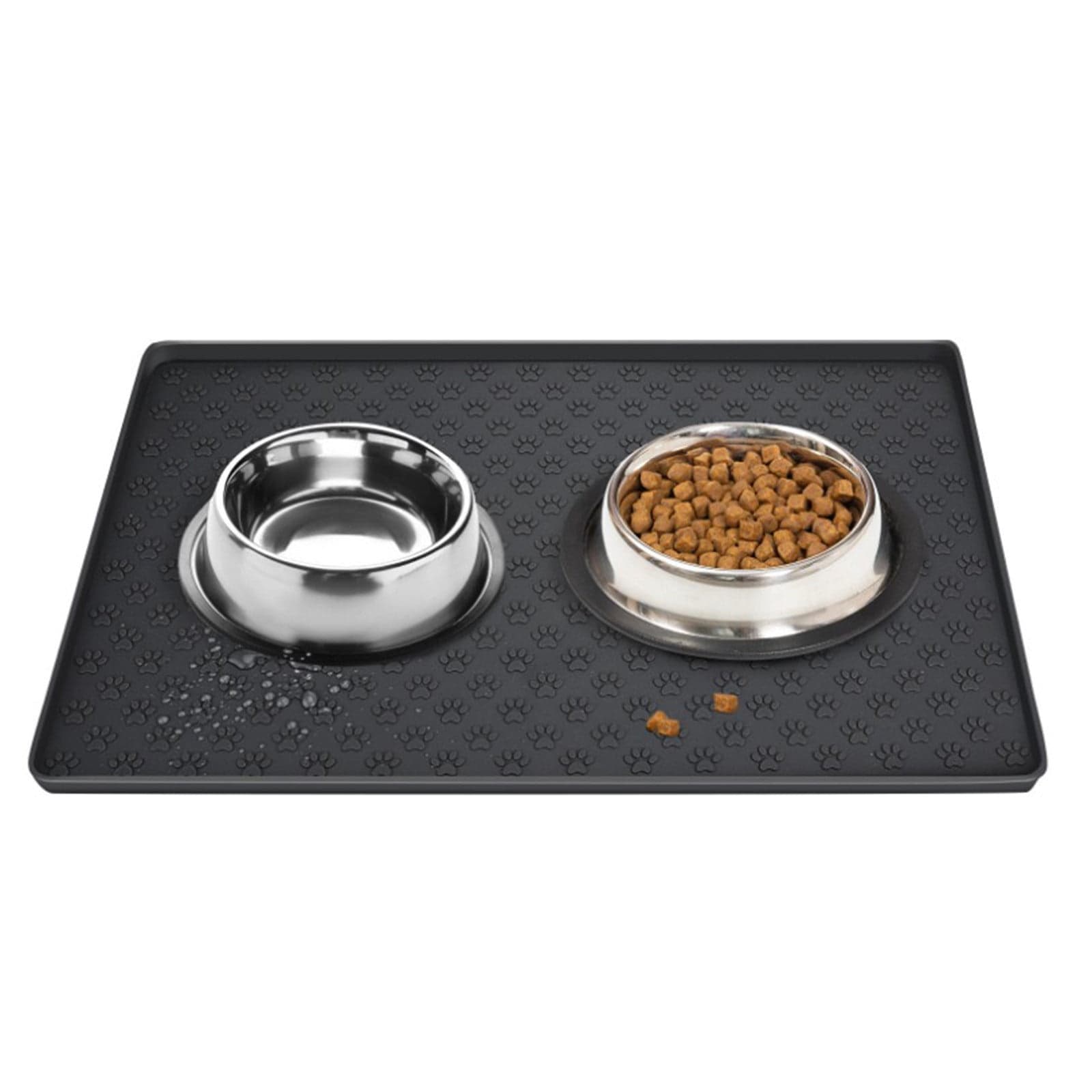Dog Food Mat, Waterproof Dog Bowl Mat, Silicone Dog Mat for Food and Water, Pet Food Mat with Edges, Nonslip Dog Feeding Mat, Dog Food Mats for Floors, photo 1 of 10