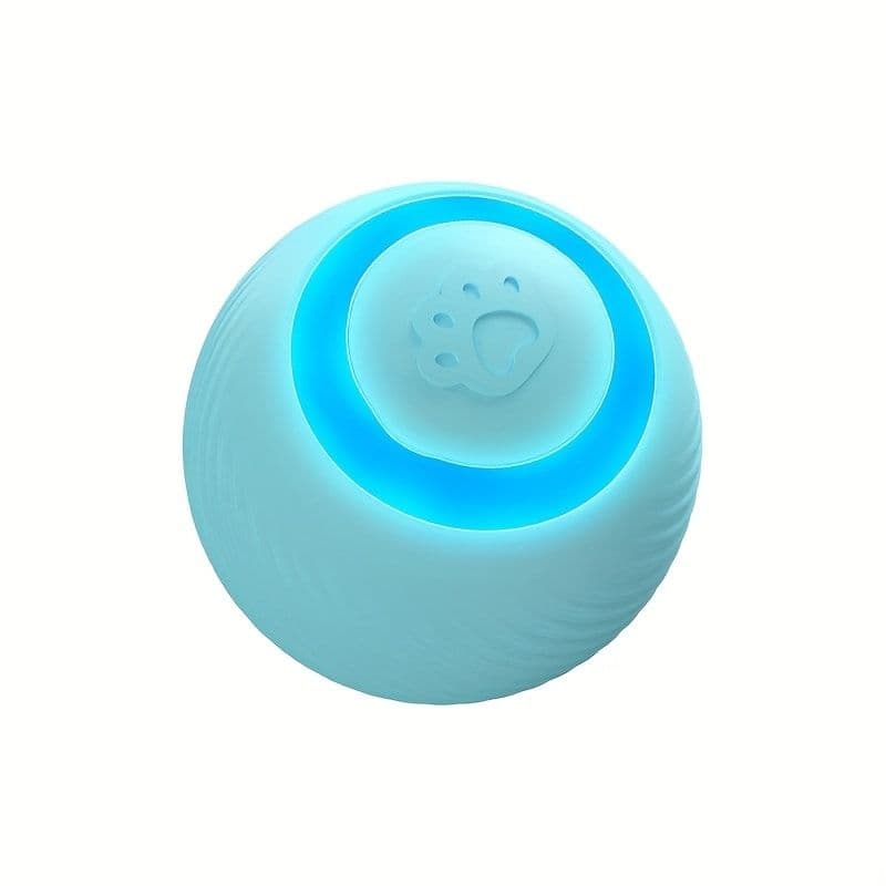 Interactive Rolling Cat Toy Ball with Automatic Movement, Bounce & Spin, USB Rechargeable for Indoor Play, Stimulates Hunting Instincts