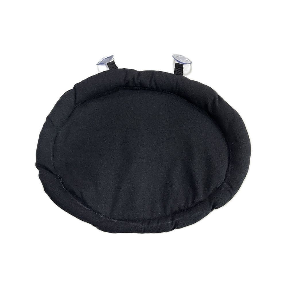 Bearded Dragon Bed Soft Mat with Suction Cup Bearded Dragon Sleep Cushion Washable for Travel Reptile Tank Accessories Small Animal Carrier for Lizard Leopard Gecko (Black), photo 1 of 5