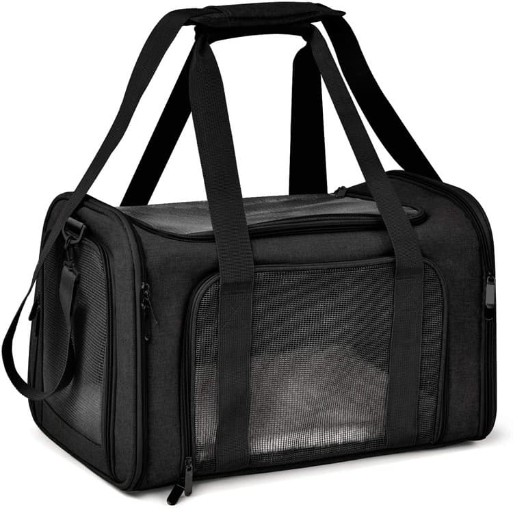 Portable Pet Travel Carrier Bag - Foldable, Durable, and Comfortable for Small Dogs & Cats