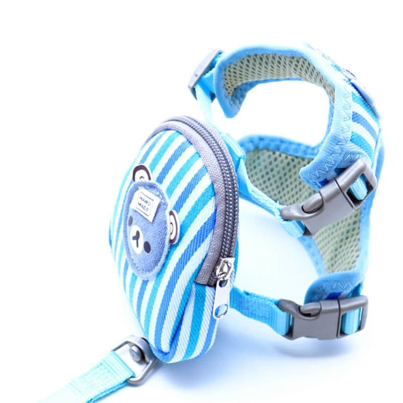 Zichen Nylon Dog Harness Leash w/ Detachable Bag Vest 1.5 code is suitable for 3.50 kg, photo 1 of 6