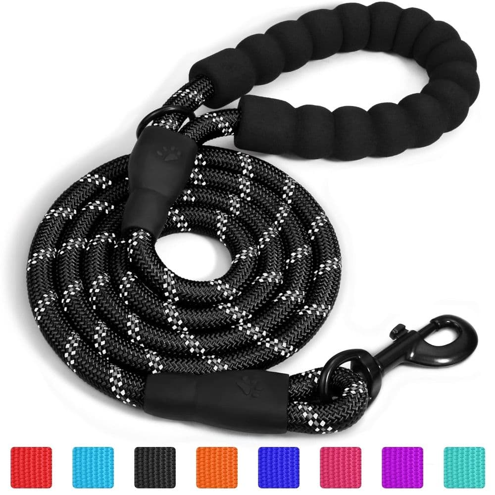 with Comfortable Padded Handle, 1.5 m Reflective Dog Leash, Navyblue, photo 1 of 5