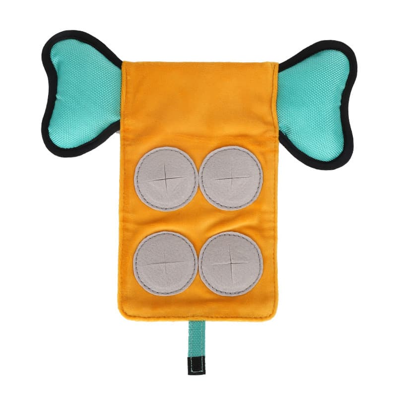 Interactive Dog Toy with Sound & Food Hiding Pockets – Foldable Plush Puzzle for Mental Stimulation, Slow Feeding and Playtime Fun, photo 1 of 5