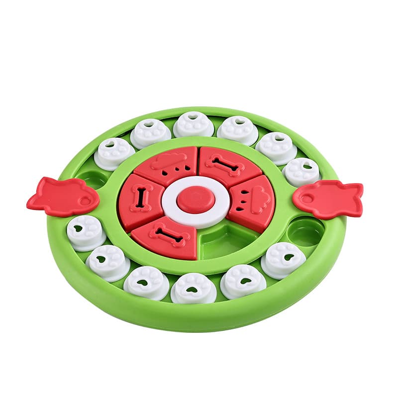 Interactive Pet Puzzle Feeder Toy - Slow Eating & Mental Stimulation Game for Dogs & Cats