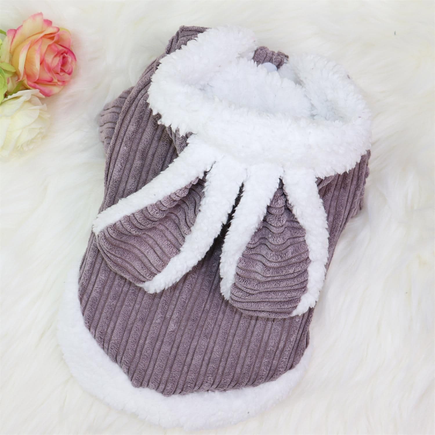 Pet Coat Rabbit Ear Cotton Qichong Small Dog