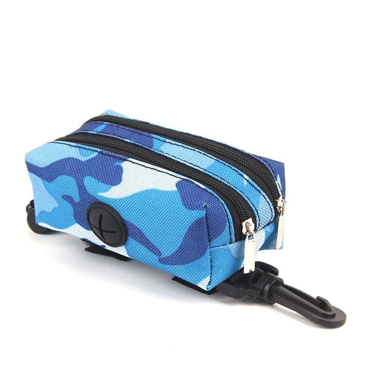 Dual-Zipper Camo Pet Waste Bag Dispenser Carrier with Key Pocket – Lightweight Oxford Fabric Poop Bag Holder for Leash, Strap, or Belt, Perfect for Walks, Hikes, and Outdoor Adventures with Your Furry Friend (Camo), photo 1 of 10