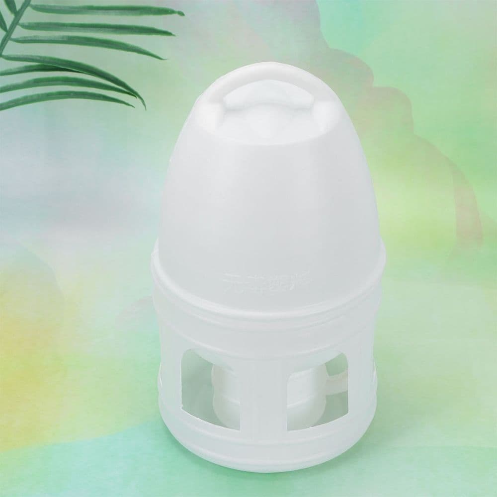 Hanging Water Bottle White Plastic Automatic Feeder for Pets 1Pc, photo 1 of 5