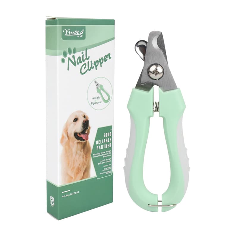 3 PCS Professional Pet Nail Clippers for Dogs and Cats - Sharp Stainless Steel Blades with Safety Guard and Anti-Splash Baffle - Ergonomic Non-Slip Handle for Safe and Easy Grooming