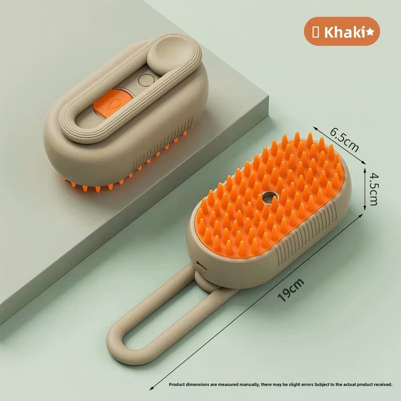 3 in 1 Electric Pet Spray Comb with Rotatable Handle Anti Static Grooming Brush for Cats and Dogs Massage Deshedding Tool
