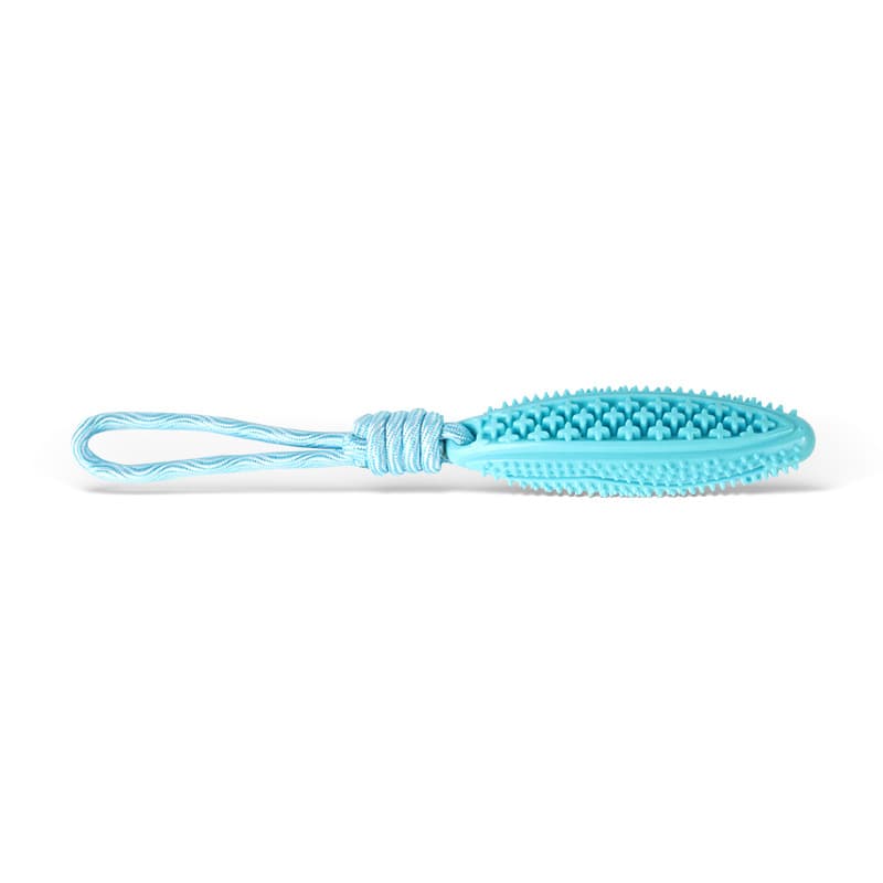 Star Long Olive Durable Cotton Rope Dog Toy Set (2-Pack) - Chew, Tug & Treat Dispensing Ball for Dental Health