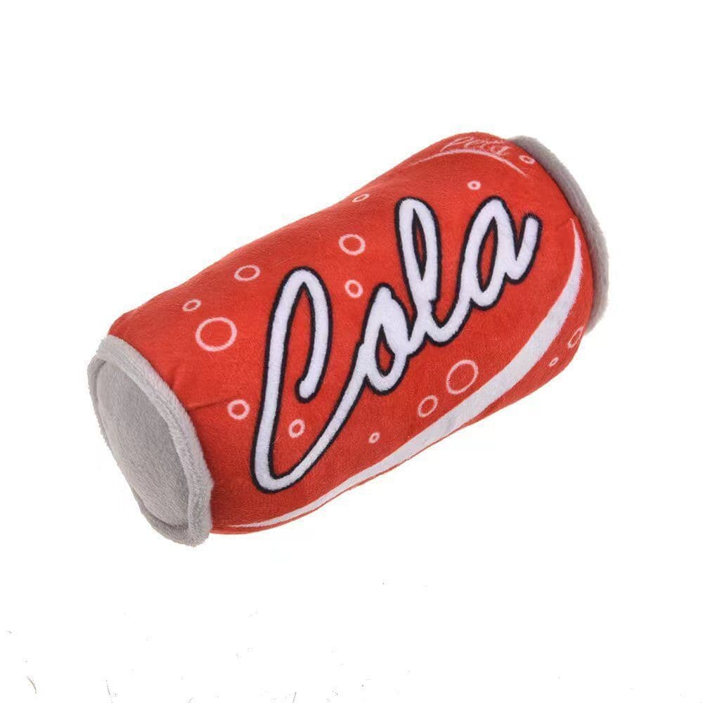 Youqile Plush Dog Chew Toy Squeaky Can 40g